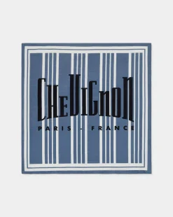 Best Sale Chevignon Bandana City Bleu Foulard En Coton Biologique