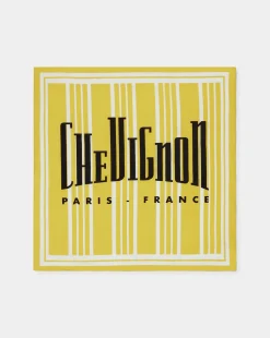 Best Chevignon Bandana City Jaune Foulard En Coton Biologique