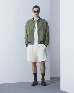 Discount Chevignon Blouson Crystal Vert Blouson Aviateur Inspiration Armee De L'Air
