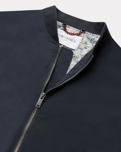 Hot Chevignon Blouson Western Bombers Bleu Marine Blouson Aviateur