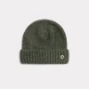 Outlet Chevignon Bonnet Mouline Vert Bonnet En Laine Moulinee