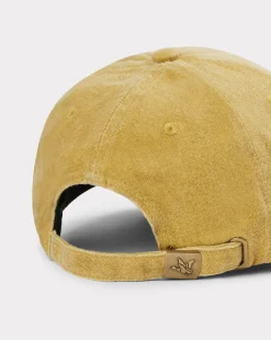 Best Sale Chevignon Casquette City Cap Wash Jaune Casquette Brodee Effet Lave