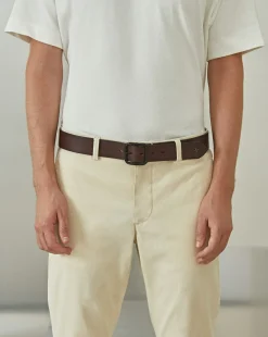 Cheap Chevignon Ceinture Maxime Cacao Ceinture En Cuir De Vachette