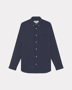Store Chevignon Chemise Lin Togs Bleu Marine Chemise En Lin Coupe Straight