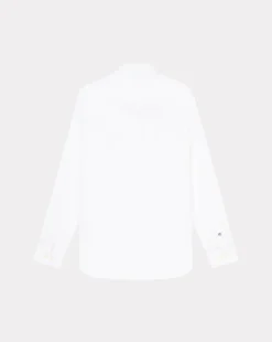 Clearance Chevignon Chemise Oxford 2 Togs Winter Blanc Chemise Unie En Coton Biologique