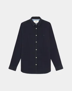 Sale Chevignon Chemise Plaid Navy Chemise En Coton