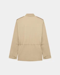 Fashion Chevignon M65 Beige Veste En Coton Inspiration Armee