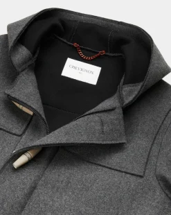 Outlet Chevignon Manteau Duffle 2 Gris Manteau Duffle-Coat En Laine