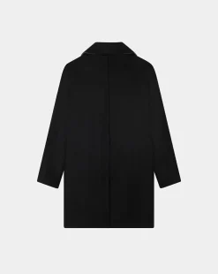 Best Sale Chevignon Manteau Officier Noir Manteau Caban En Laine