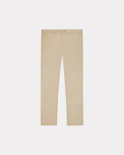 Outlet Chevignon Pantalon Duck Chino Beige Pantalon Chino Coupe Ajustee