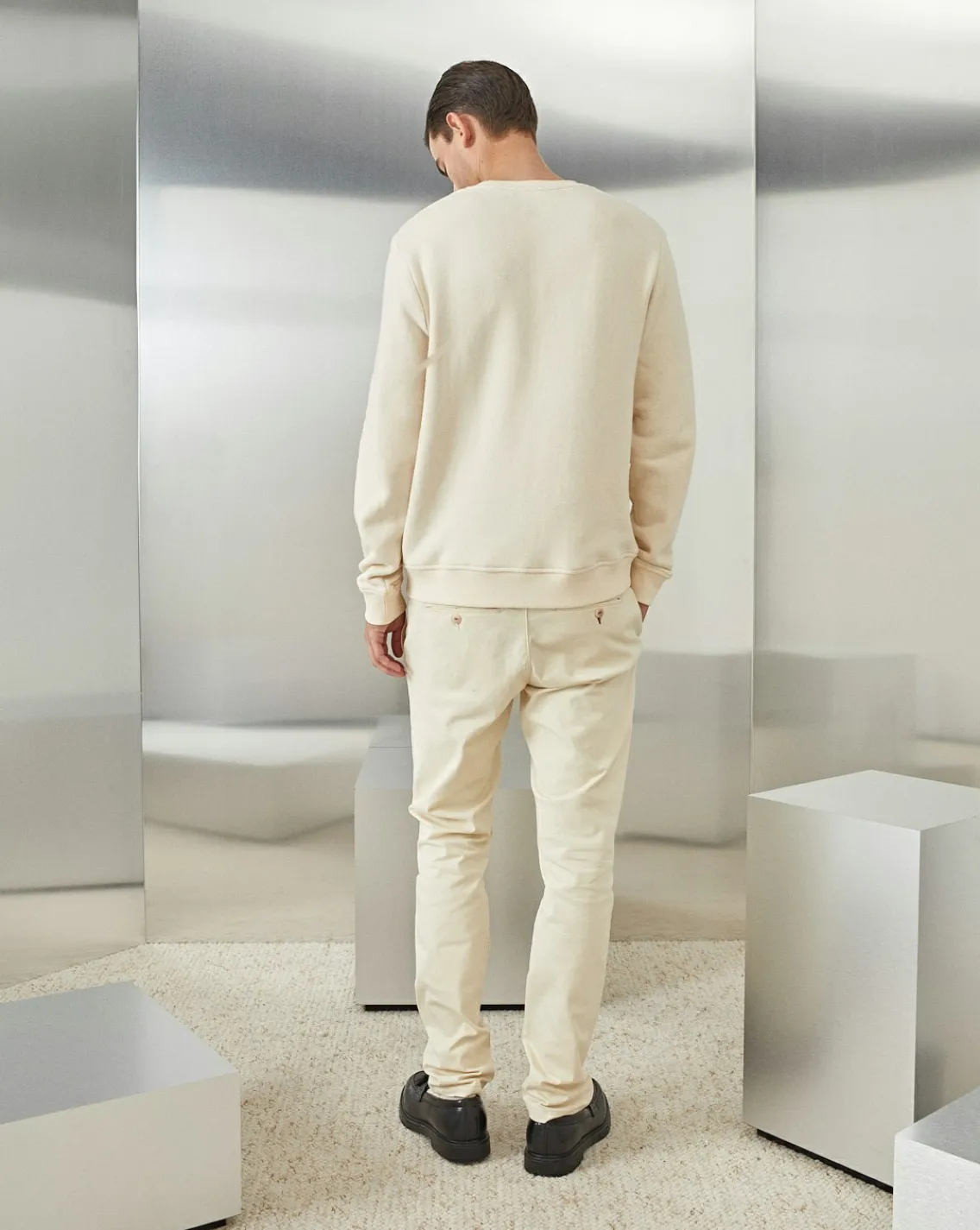 Online Chevignon Pantalon Duck Chino Beige Pantalon Chino Coupe Ajustee