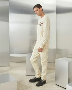 Online Chevignon Pantalon Duck Chino Beige Pantalon Chino Coupe Ajustee