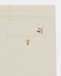 Online Chevignon Pantalon Duck Chino Beige Pantalon Chino Coupe Ajustee