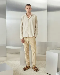 Fashion Chevignon Pantalon Duck Chino Velours Beige Pantalon Chino En Velours