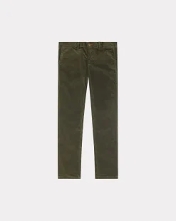 Hot Chevignon Pantalon Duck Chino Velours Kaki Pantalon Chino En Velours