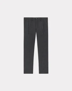 Shop Chevignon Pantalon Duck Fold Pop Gris Anthracite Pantalon En Laine