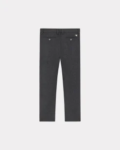 Shop Chevignon Pantalon Duck Fold Pop Gris Anthracite Pantalon En Laine