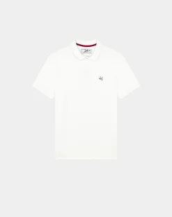 Cheap Chevignon Polo O-Togs Blanc Polo Manches Courtes Avec Broderie Canard