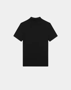 Flash Sale Chevignon Polo O-Togs Noir Polo Manches Courtes Avec Broderie Canard