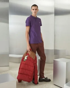 Flash Sale Chevignon Polo O-Togs Violet Polo Manches Courtes Avec Broderie Canard