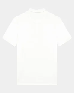 New Chevignon Polo Togs Blanc Polo 100% Coton Biologique Et Coupe Droite