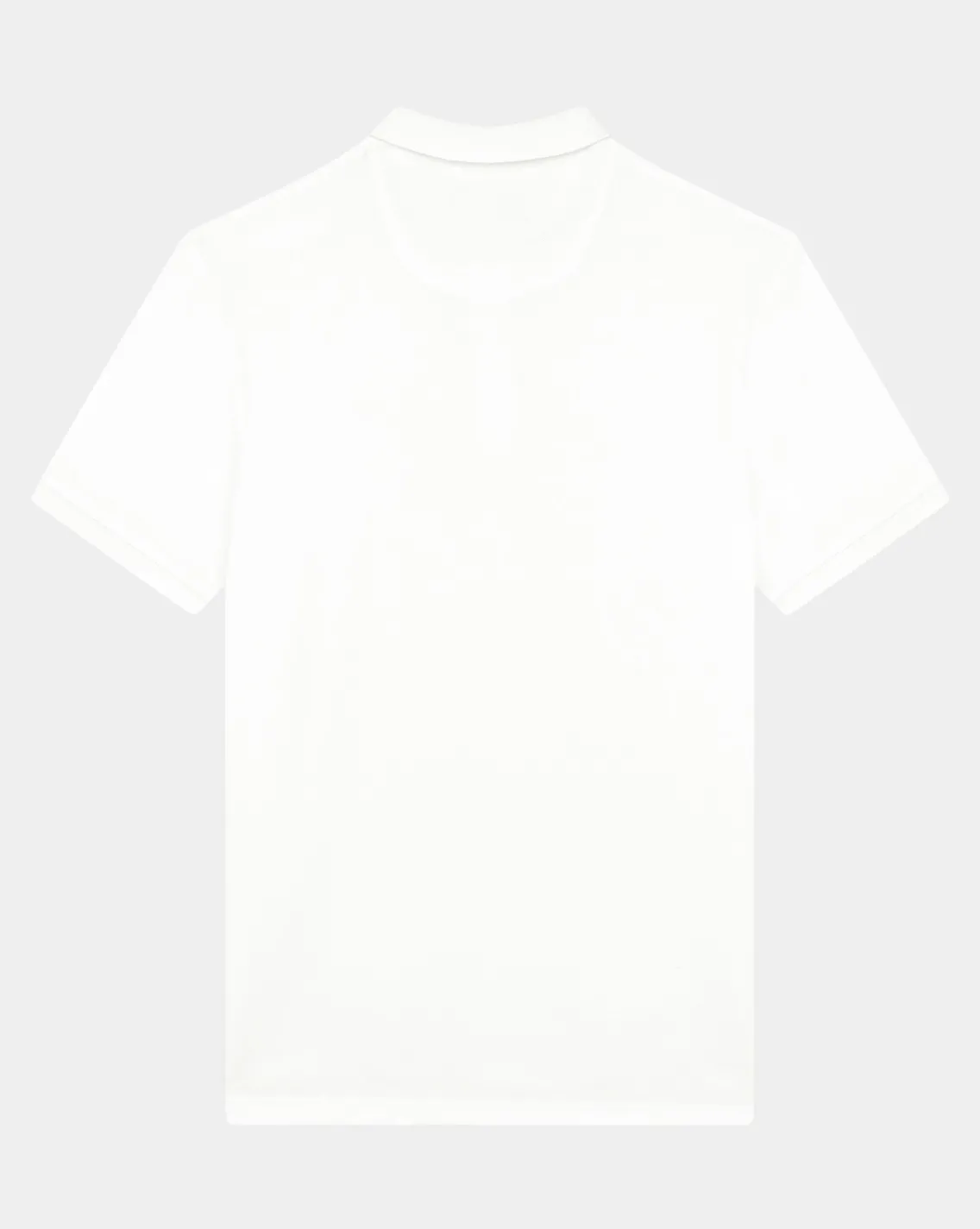 New Chevignon Polo Togs Blanc Polo 100% Coton Biologique Et Coupe Droite