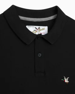 Sale Chevignon Polo Togs Noir Polo 100% Coton Biologique Et Coupe Droite