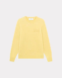 Clearance Chevignon Pull City Wool Jaune Pull Col Rond, Broderie