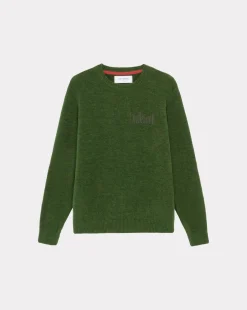 Store Chevignon Pull City Wool Vert Pull Col Rond, Broderie