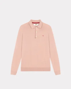 New Chevignon Pull Ducky Polo Rose Clair Pull Fin En Coton Manches Longues