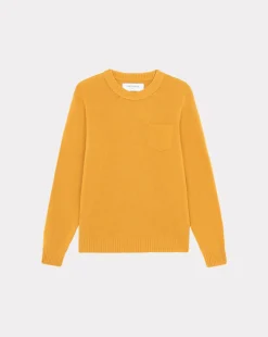 Outlet Chevignon Pull Pocket Wool Orange Pull Col Rond En Laine