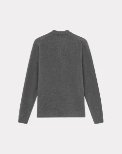 Best Chevignon Pull Polo Knit Anthracite Pull En Laine, Col Polo