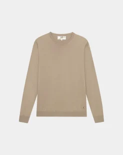 Cheap Chevignon Pull U Togs Beige Pull Col Rond Broderie Canard