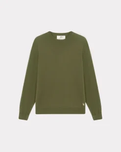 New Chevignon Pull U-Togs Kaki Pull Col Rond Broderie Canard