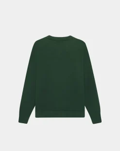 Outlet Chevignon Sweat City Basic Vert Sweat Avec Logo Signature