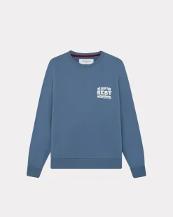 Store Chevignon Sweatshirt Best Sweat 2 Bleu Sweatshirt Imprime Coupe Ample