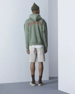 Online Chevignon Sweatshirt Hood 90 Vert Sweat A Capuche Brode