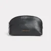 Sale Chevignon Trousse Kit Bag Noir Trousse En Cuir De Chevre