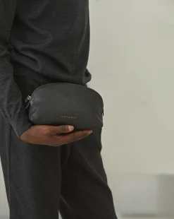 Sale Chevignon Trousse Kit Bag Noir Trousse En Cuir De Chevre