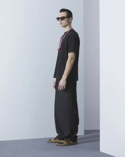 Outlet Chevignon T-Shirt City Tee Oversize Noir T-Shirt Logo Signature