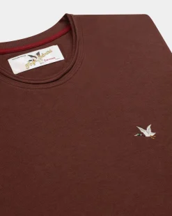 Store Chevignon T-Shirt Duck Tee Burgundy T-Shirt Col Rond