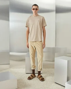 Online Chevignon T-Shirt T-Togs Beige T-Shirt En Coton Biologique