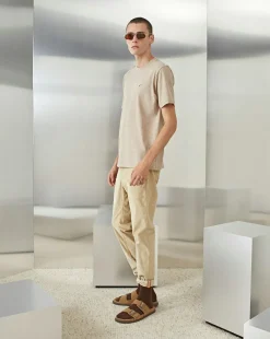 Online Chevignon T-Shirt T-Togs Beige T-Shirt En Coton Biologique