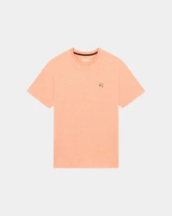 Flash Sale Chevignon T-Shirt T-Togs Orange T-Shirt Uni Manches Courtes 100% Coton Biologique